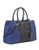 Calvin Klein Kate Saffiano Leather Tote - Blue/Black