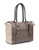 Guess Attack Colourblocked Handbag - Beige