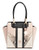 Guess Paxton Mixed Media Tote - Sand Multi