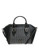 Nine West Jacquard Chain Link Satchel - Black/White