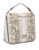 Guess Large Snakeskin Hobo Bag - BONE