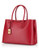 Lauren Ralph Lauren Leather Tate City Tote - Red