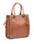 Kensie Studded Convertible Tote - CINNAMON