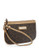 Calvin Klein Leather Monogram Wristlet - Brown