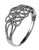 Nadri Crystal Woven Bangle - Black