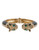 Betsey Johnson Double Leopard Hinged Bangle Bracelet - Assorted