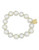 Anne Klein Metal Pearl Bangle - Pearl