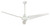 White Industrial Ceiling Fan - 60 Inch