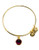 Alex And Ani February Birthstone Charm Bangle - Gold