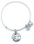 Alex And Ani Aquarius Ii Charm Bangle - SILVER