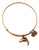 Alex And Ani Dolphin Charm Bangle - Gold