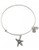 Alex And Ani Starfish Charm Bangle - Silver