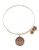 Alex And Ani Turn Peace Up Charm Bangle - Silver