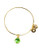 Alex And Ani August Birthstone Charm Bangle - Gold