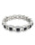 Cezanne Metal Crystal Bangle - Black