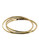 Guess 3 Piece Goldtone Bangle Set - Gold