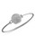 Michael Kors Silver Tone Clear Pave Star Motif Station Delicate Bracelet - Silver