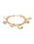 Guess Faux Pearl and Fireball Charm Bracelet - Gold