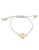 Rachel Rachel Roy Zodiac Metal Crystal Charm Bracelet - Ivory