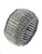 R.J. Graziano Pave Domed Bar Stretch Bracelet - Gunmetal