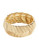 Kensie Chevron Stretch Cuff Bracelet - Gold