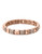 Michael Kors Rose Gold Tone With Clear Pave Pyramid Tennis Bracelet - Rose Gold