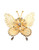 Jones New York Pin Boxed Cry Butterfly - Gold/Crystal