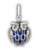 Swarovski Owl Small Charm - Blue