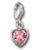 Swarovski Pink Heart Charm - Pink