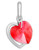 Swarovski Silver Tone Swarovski Crystal  Charms - Silver