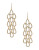 A.B.S. By Allen Schwartz Teardrop Chandelier Earrings - GOLD