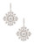 Nadri Sweet Embrace Drop Earrings - Silver