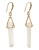 Kara Ross Gold Plated Crystal Drop Earring - GOLD