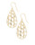 Nadri Basket Weave Trdrp Earring - Gold