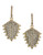 Sam Edelman Pave Stud Drop Earrings - Gold