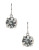 A.B.S. By Allen Schwartz Single Stone Drop Earrings - SILVER