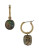 Kenneth Cole New York Small Gold Hoop And Bead Drop Earrings - MULTI COLOURED