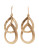 Jones New York Double Teardrop Earring - GOLD