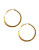 Kenneth Cole New York Gold Pave Hoop Earring - GOLD