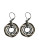 Nine West Leverback Multi Hoop Earring - BLACK