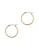 Nine West Pierced Small Clickit Hoop Earring - GOLD