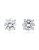 Crislu 6.00 cttw Brilliant Cut Cubic Zirconia Stud Earring - SILVER