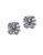 A.B.S. By Allen Schwartz Chain Wrap Stud Earrings - SILVER