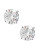 Nadri 2ct Cubic Zirconia Stud Earring - SILVER