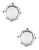 R.J. Graziano Crystal Headlight Earrings - GUNMETAL