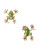 Betsey Johnson Frog Stud Earring - GREEN