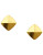Vince Camuto Gold Pyramid Stud Earrings - GOLD