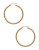 Fine Jewellery 14K Yellow Gold Twist Patterned Hoops - YELLOW GOLD