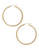 Fine Jewellery 14K Yellow Gold And Sterling Silver Square Hoop Earrings - AURAGENTO (SILVER/GOLD)