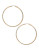 Fine Jewellery 14K Yellow Gold And Sterling Silver Satin Hoop Earrings - AURAGENTO (SILVER/GOLD)